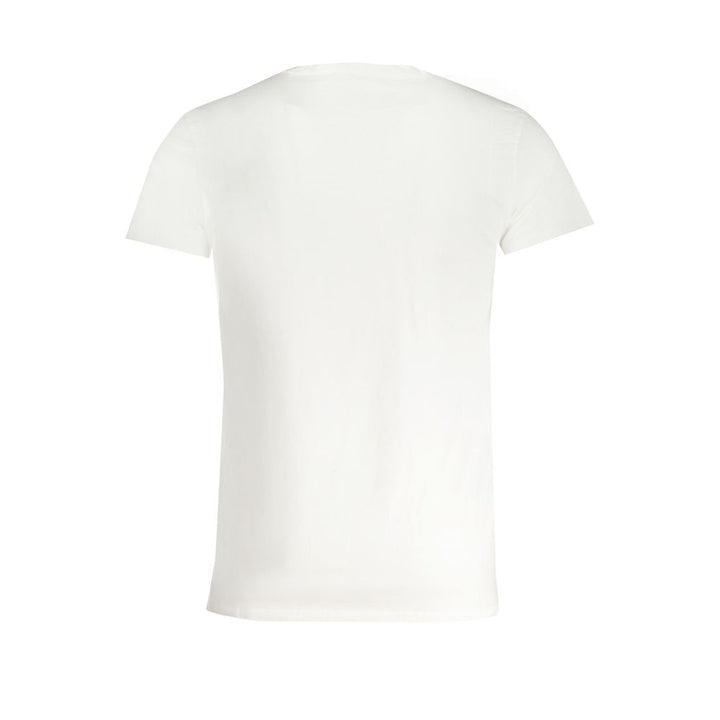 Trussardi Bianco Cotton Men T-Shirt