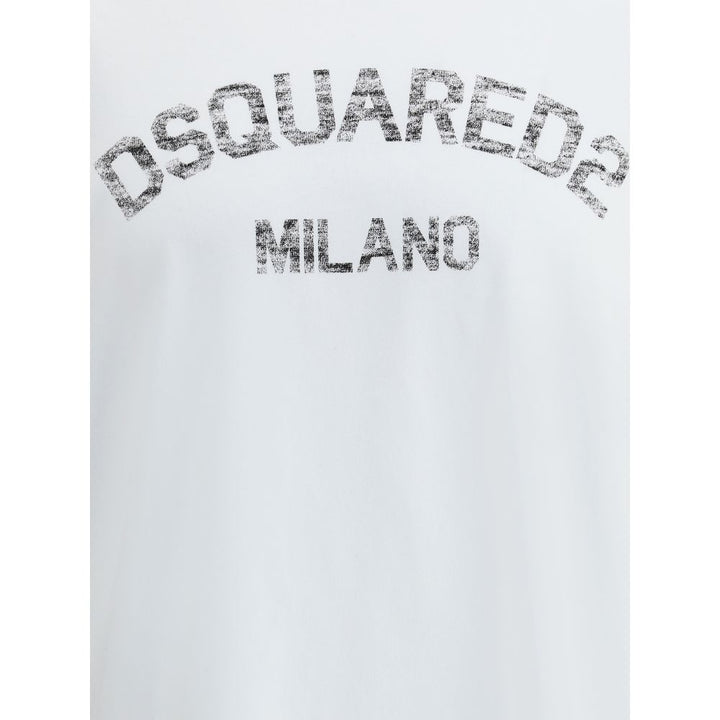 Dsquared² White Cotton T-Shirt