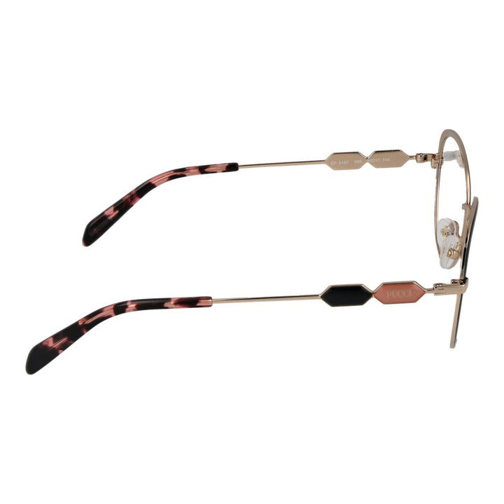 Emilio Pucci Black Metal Glasses (Frames)