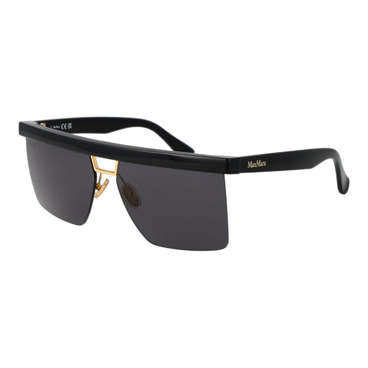 Max Mara Black Stainless Steel Sunglasses