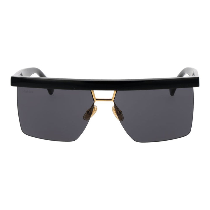 Max Mara Black Stainless Steel Sunglasses
