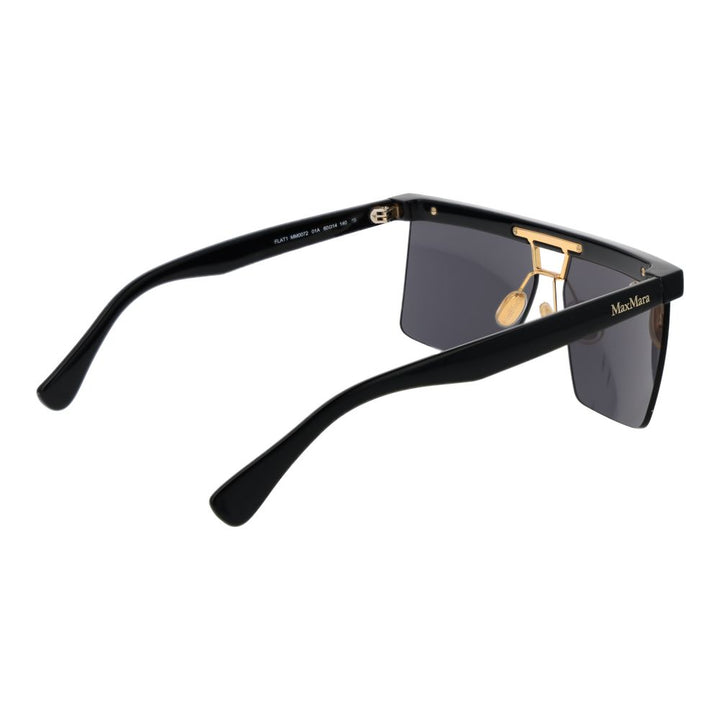 Max Mara Black Stainless Steel Sunglasses
