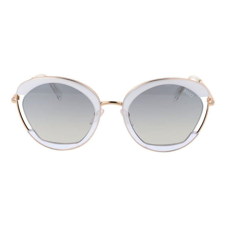 Emilio Pucci Gold Metal Sunglasses