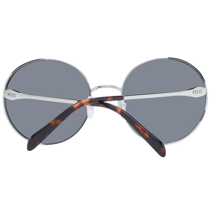 Emilio Pucci Gray Metal Sunglasses