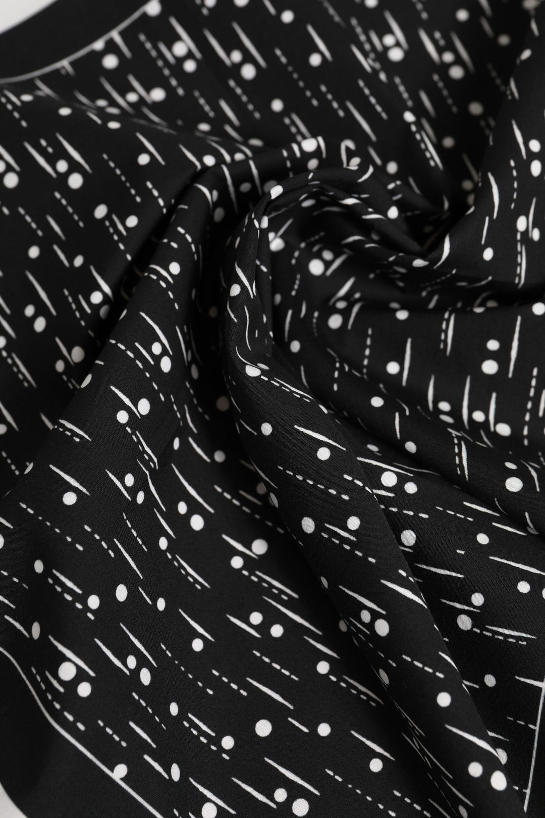 Dolce & Gabbana Black White Printed Square Foulard Scarf