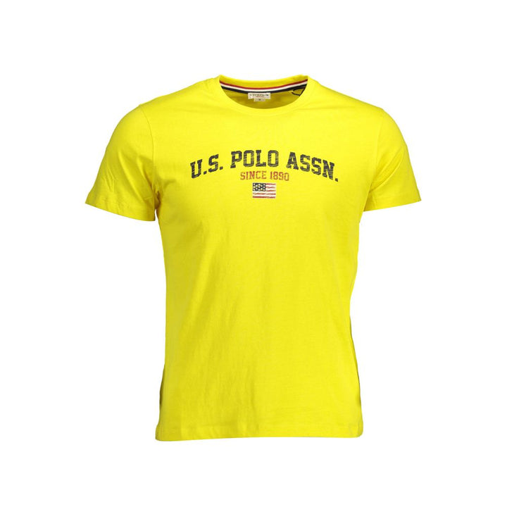 U.S. POLO ASSN. Yellow Cotton Mens T-Shirt
