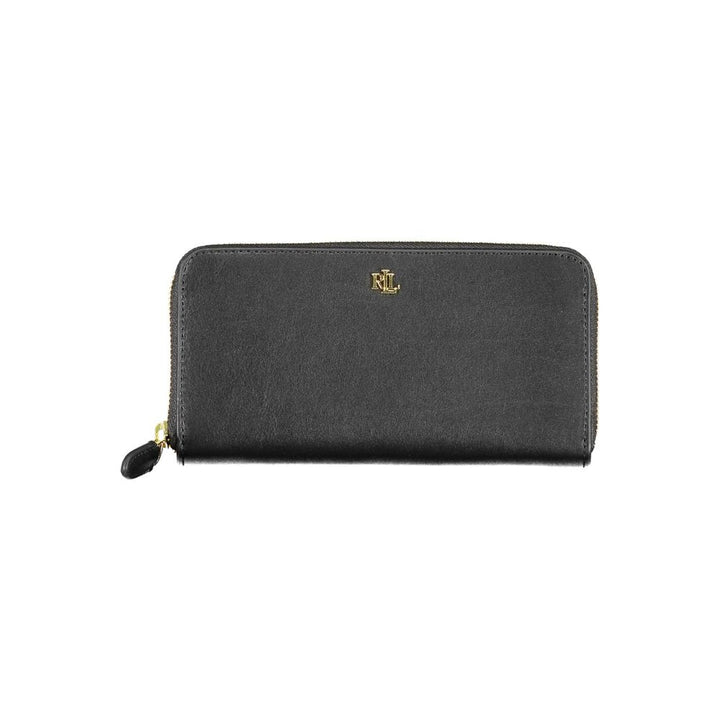 Ralph Lauren Black Leather Women Wallet