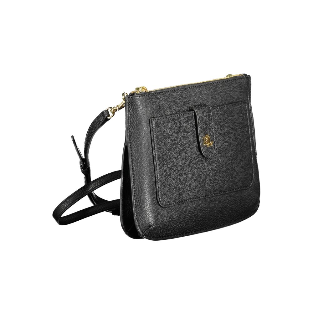 Ralph Lauren Black Leather Women's Shoulder Bag