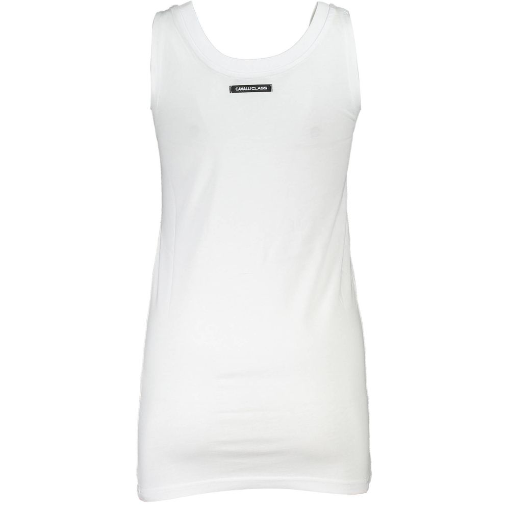 Cavalli Class White Cotton Women Top