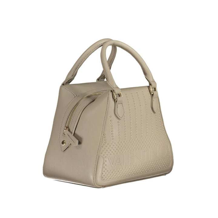 Mario Valentino Beige Polyurethane Women Handbag