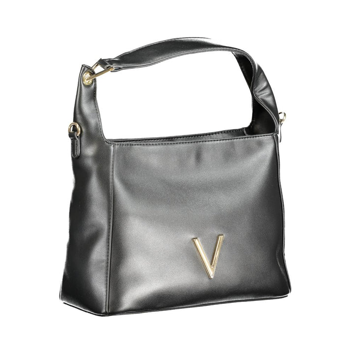 Mario Valentino Black Polyurethane Women's Shoulder Bag