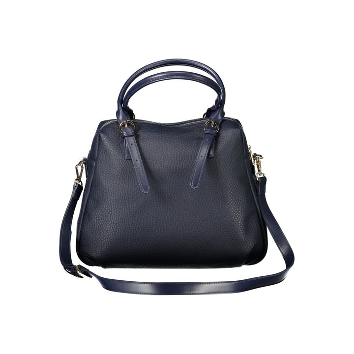 Mario Valentino Blue Polyurethane Women Handbag