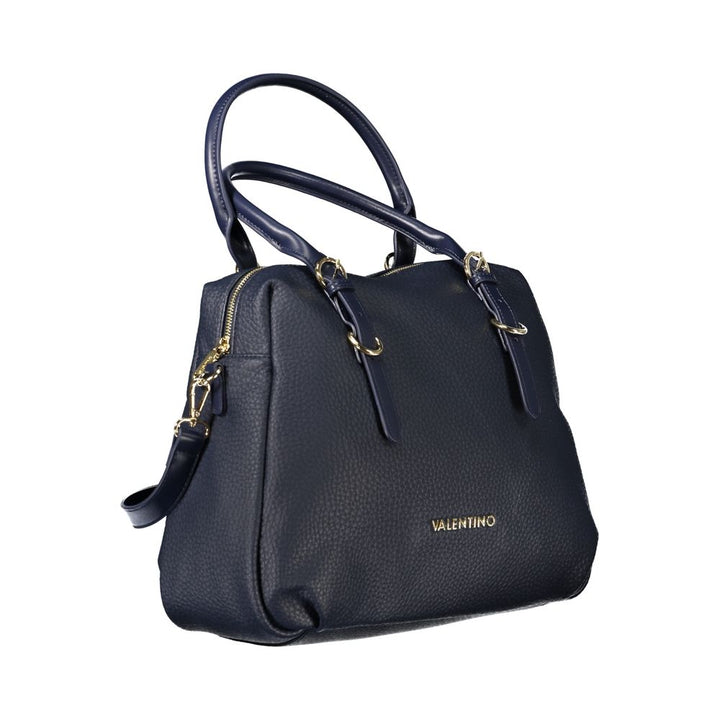 Mario Valentino Blue Polyurethane Women Handbag