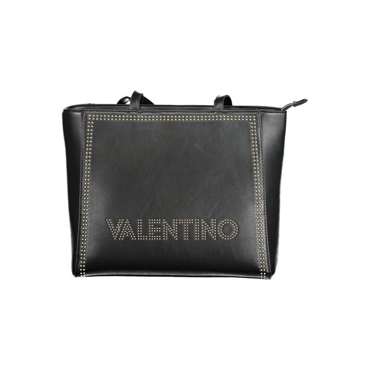 Mario Valentino Black Polyurethane Women Shoulder Bag