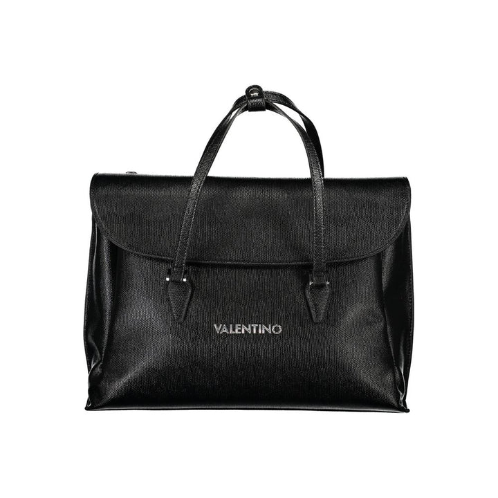 Mario Valentino Black Polyurethane Women Handbag