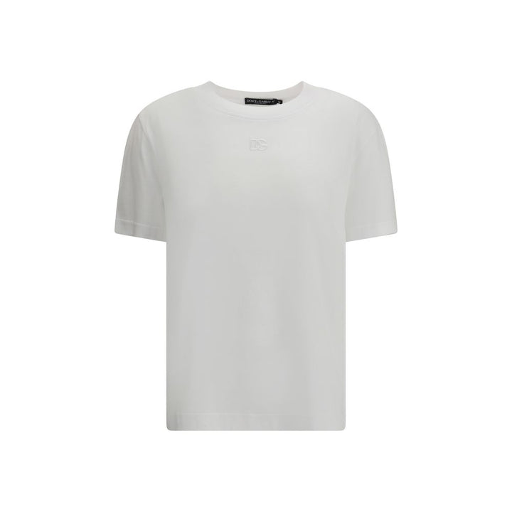 Dolce & Gabbana White Cotton T-Shirt