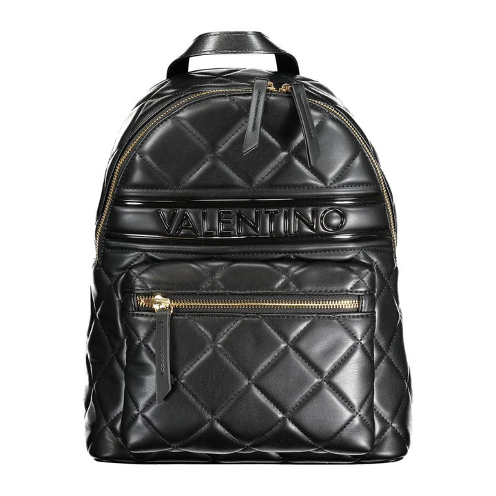 Mario Valentino Black Polyurethane Women Backpack