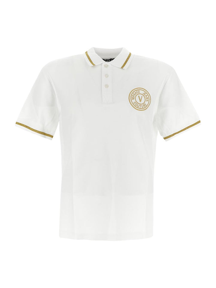 Versace V-Emblem Polo Shirt