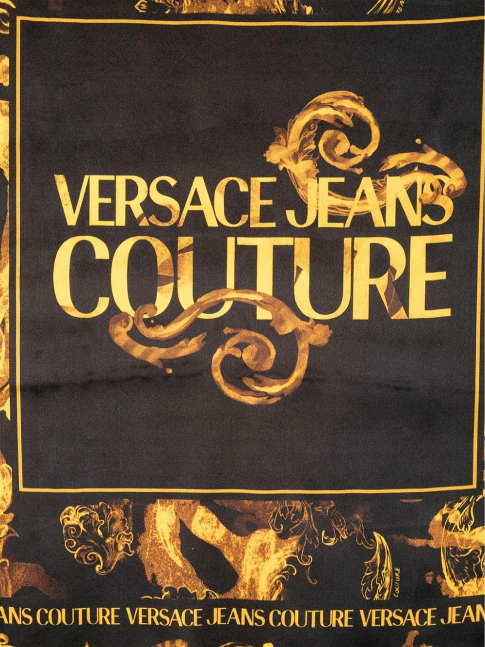 Versace Watercolor Couture Silk Foulard 27.6"