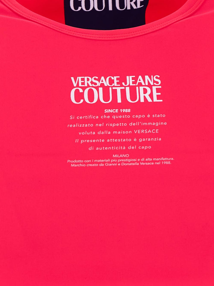 Versace Warranty Logo Crop T-Shirt