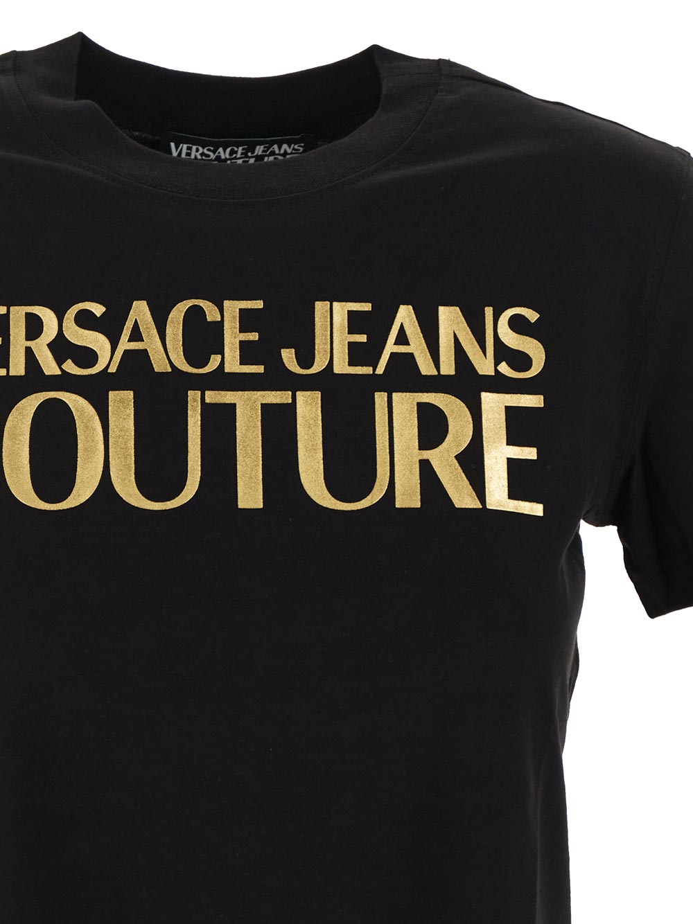 Versace Logo-Print Cotton T-Shirt