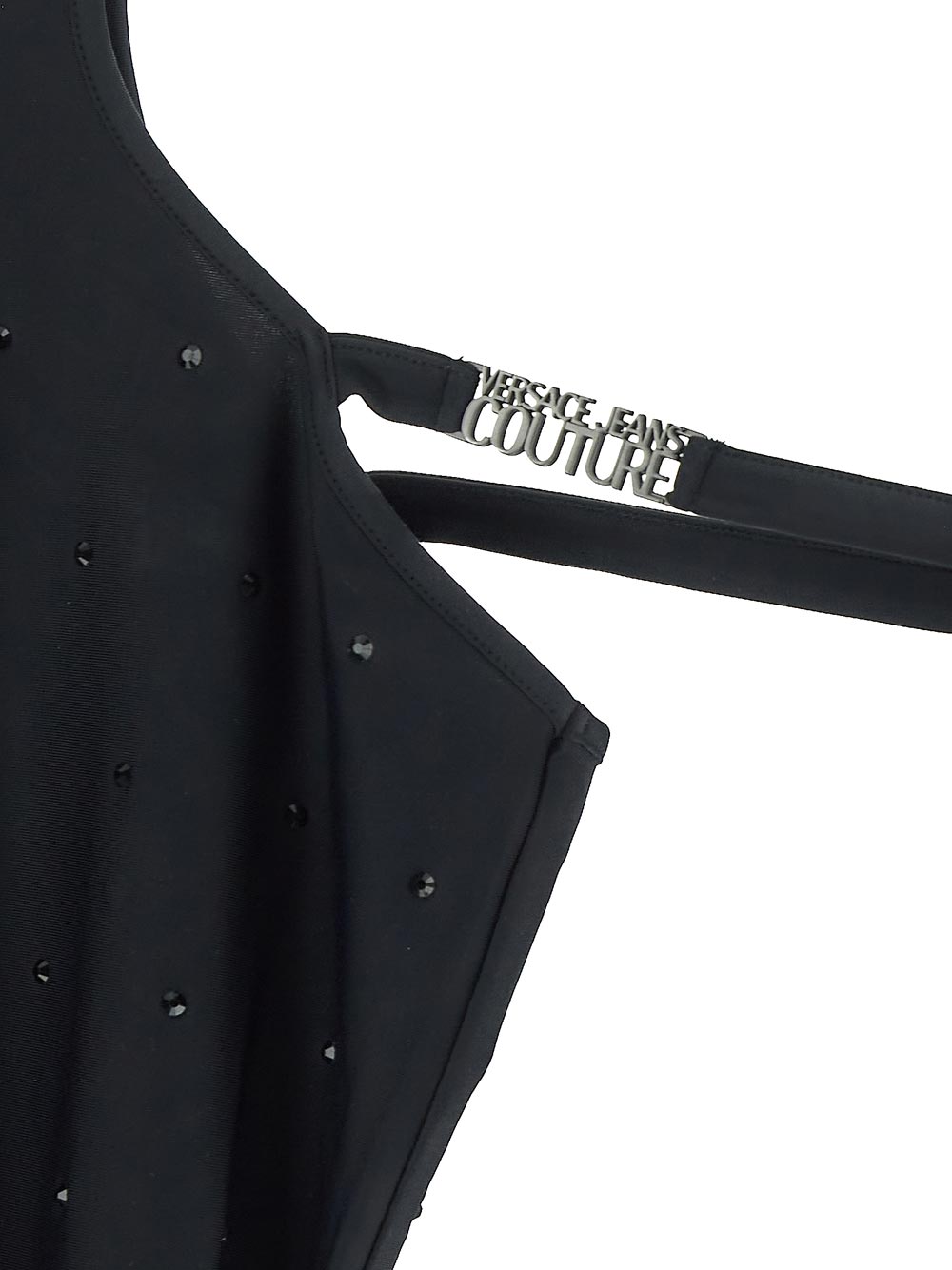 Versace Crystal Halterneck Mini Dress