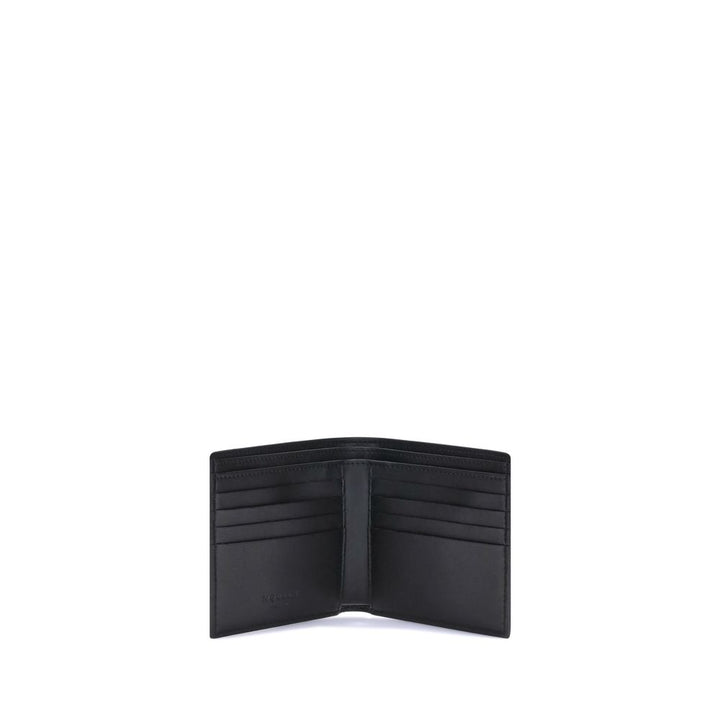Alexander McQueen Black Calf Leather Bos Taurus Wallet