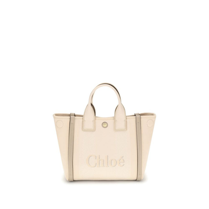 Chloé Beige Cotton Handbag
