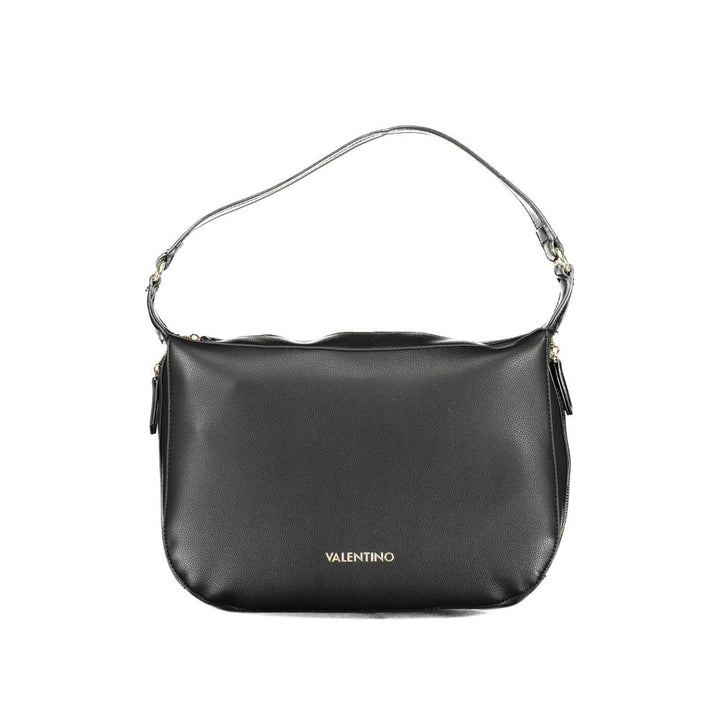 Mario Valentino Black Polyurethane Women Handbag