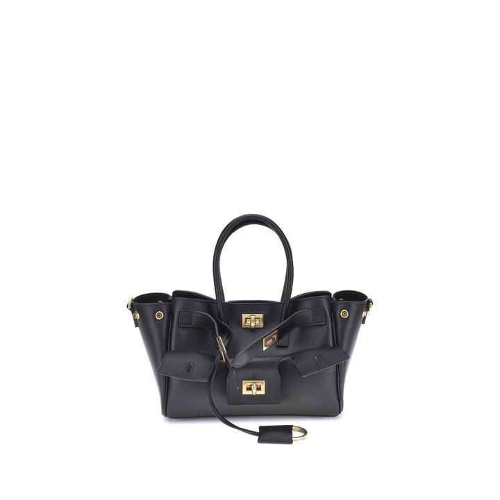 Balenciaga Black Calf Leather Bos Taurus Shoulder Bag