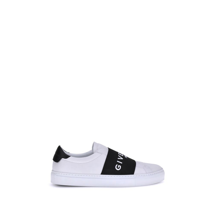 Givenchy White Calf Leather Bos Taurus Low Top Sneakers