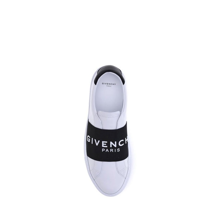 Givenchy White Calf Leather Bos Taurus Low Top Sneakers