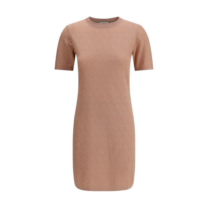 Fendi Multicolor Cotton Casual Dress