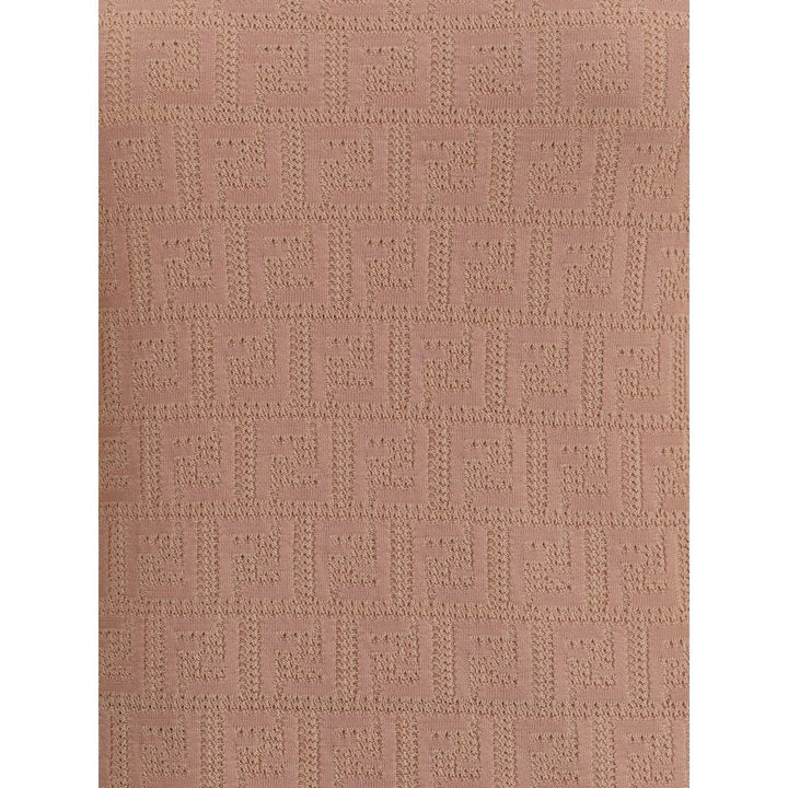 Fendi Multicolor Cotton Casual Dress