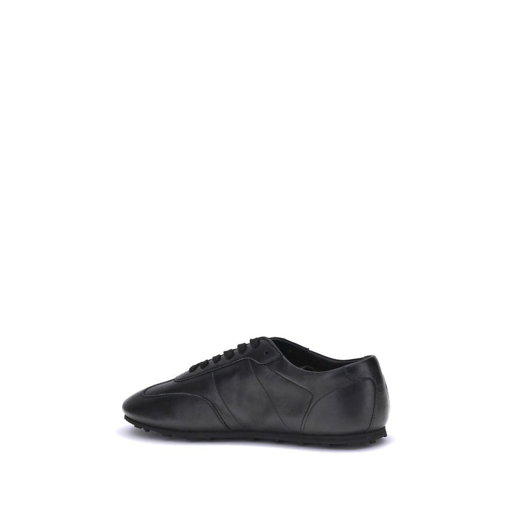 Marni Black Calf Leather Bos Taurus Athletic Sneakers