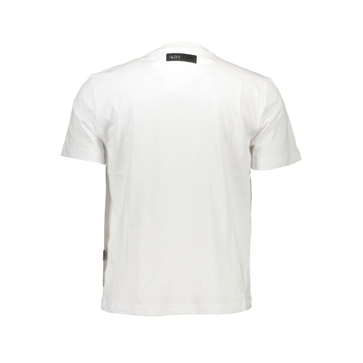 Plein Sport White Cotton Men T-shirt