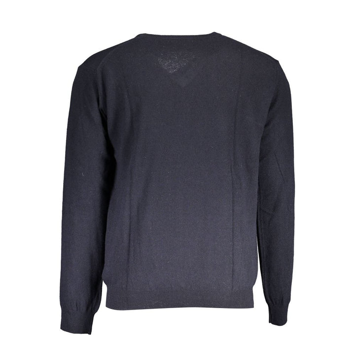 La Martina Blu Wool Men Sweater