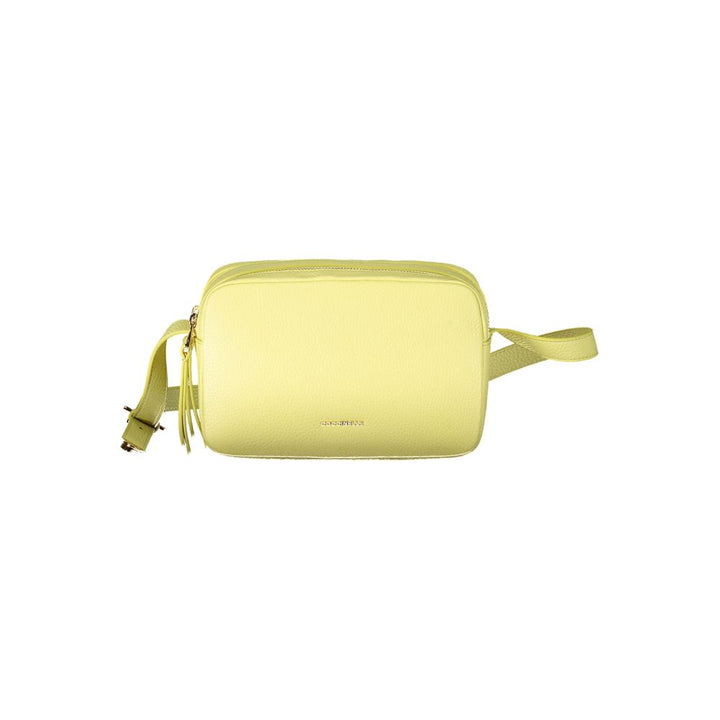 Coccinelle Yellow Leather Shoulder Bag