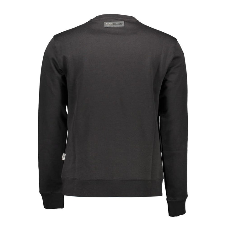 Plein Sport Black Cotton Men Sweater