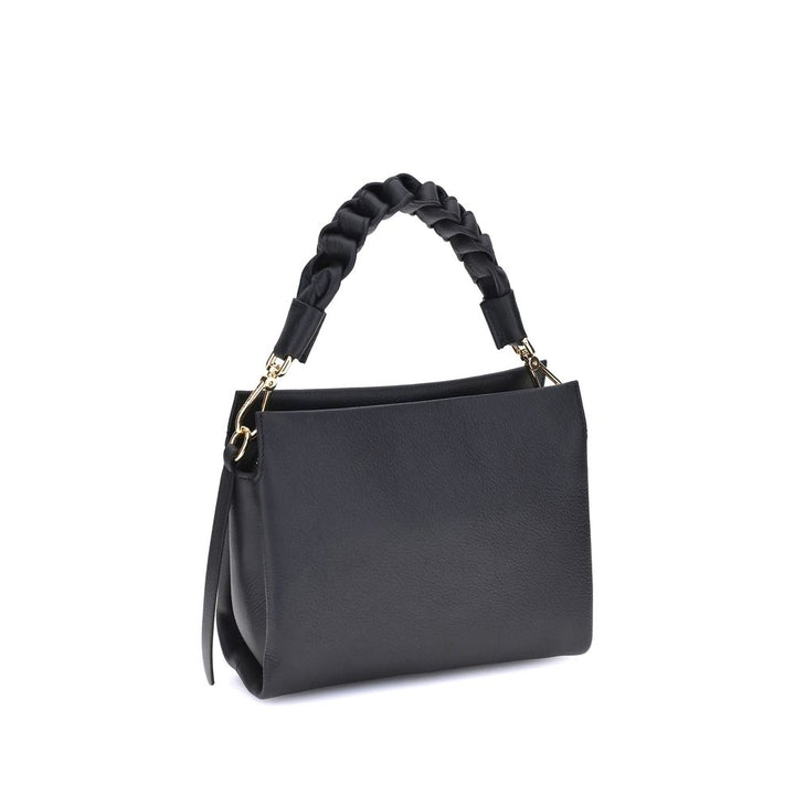 Coccinelle Black Calf Leather Bos Taurus Handbag