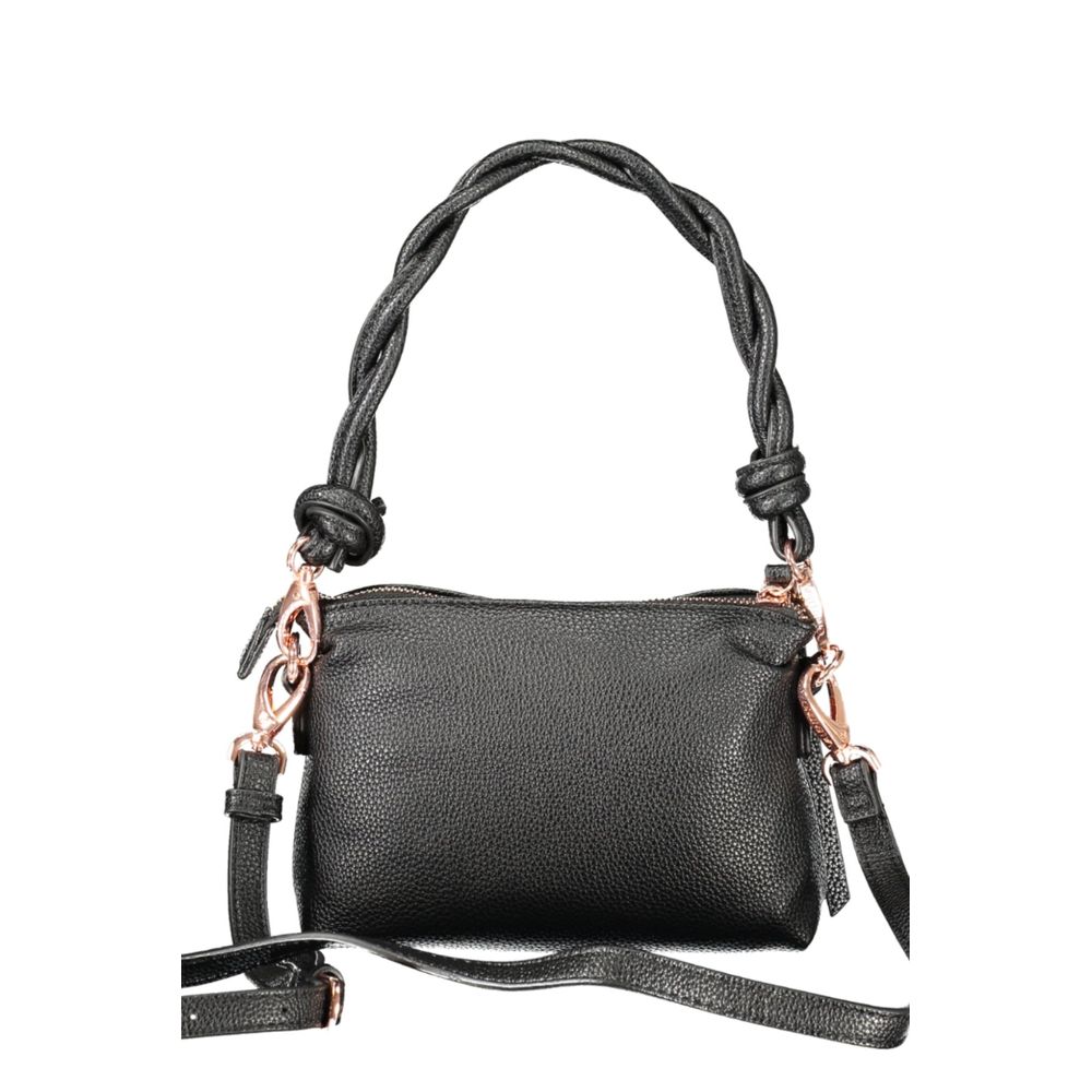 Mario Valentino Black Polyethylene Women Handbag