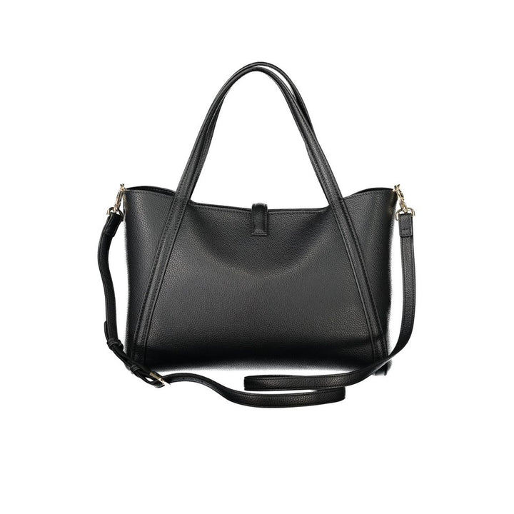 Mario Valentino Black Polyethylene Women Handbag