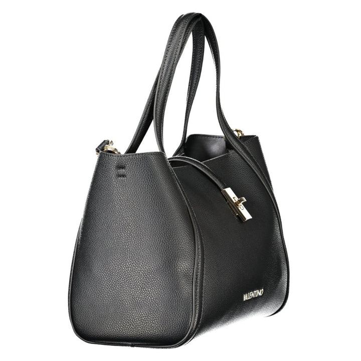 Mario Valentino Black Polyethylene Women Handbag