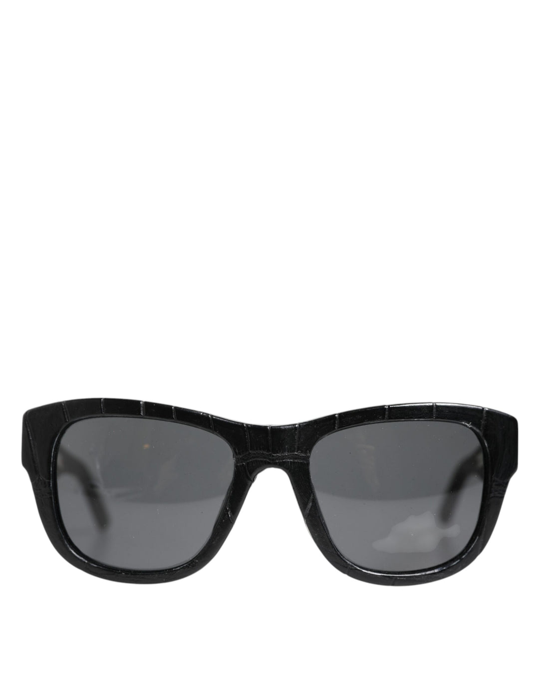 Dolce & Gabbana Black Leather Frame DG4177 Tinted Lens Sunglasses