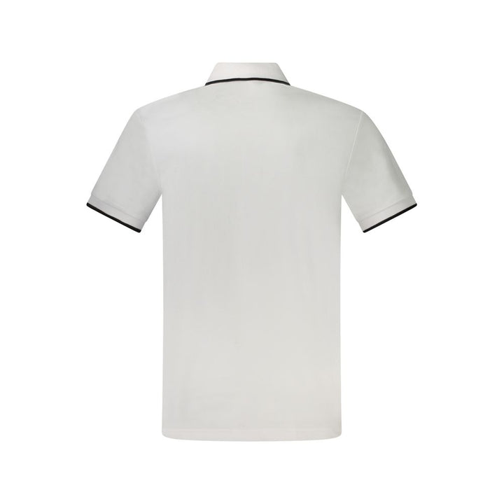 Hugo Boss White Cotton Men's Polo Shirt