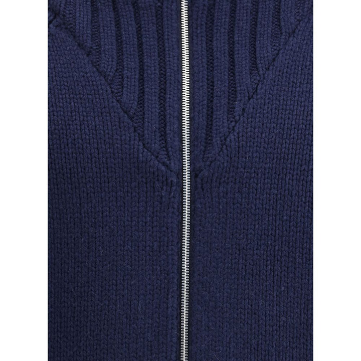Brunello Cucinelli Blue Cashmere Coat