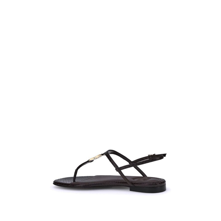 Fendi Multicolor Calf Leather Bos Taurus Flat Sandals