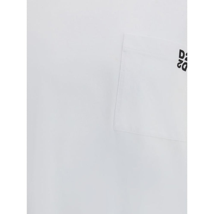 Dsquared² White Cotton T-Shirt