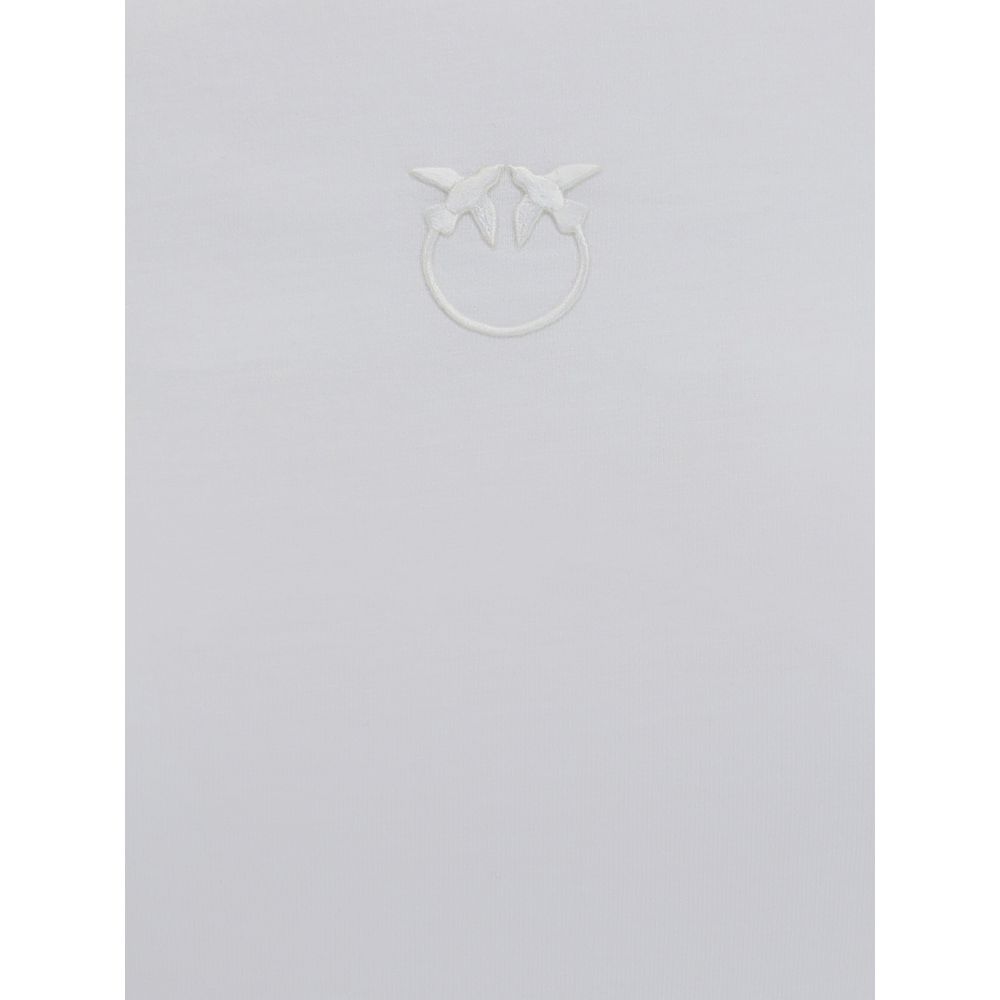 PINKO White Cotton T-Shirt