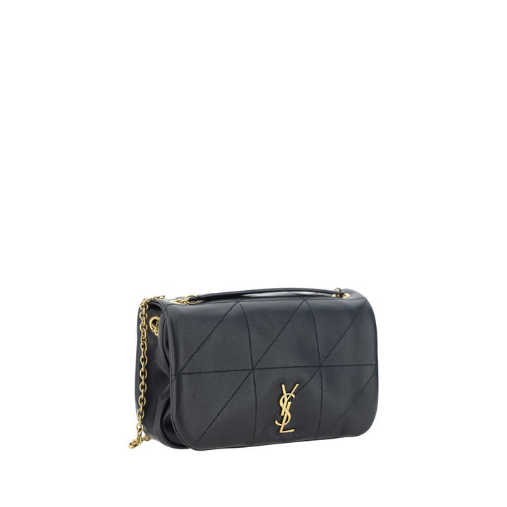 Saint Laurent Black Lamb Ovis Aries Aries Shoulder Bag